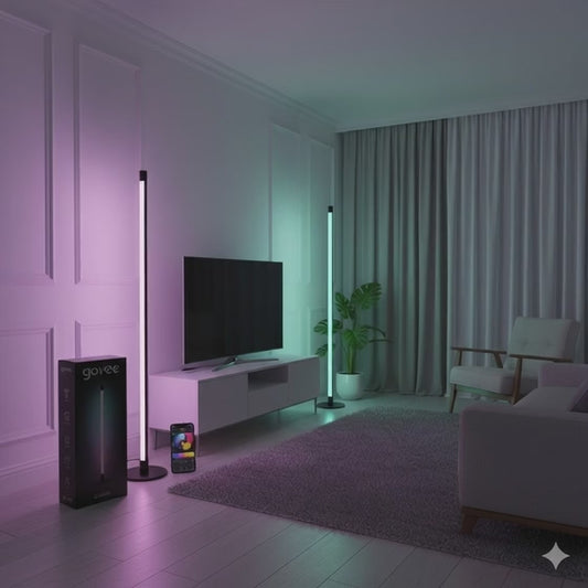 Govee RGBIC Smart Floor Lamp with Music Sync & 16 Million Colors
